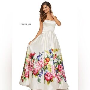 Size 4 Sherri Hill Maxi Gown
